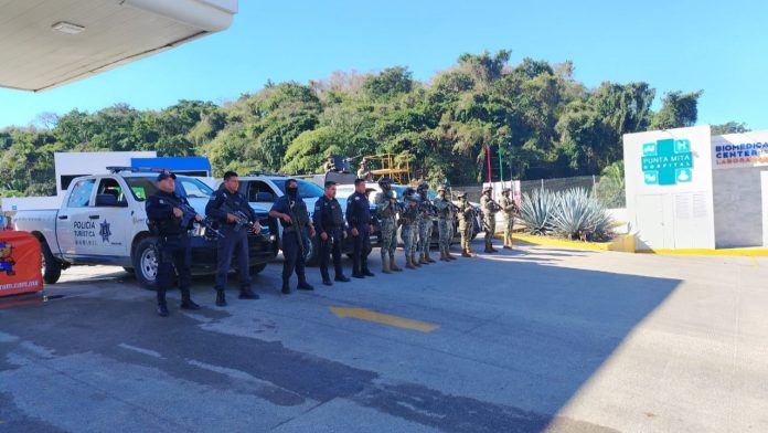 Operativos conjuntos de seguridad se realizan en Bahía de Banderas y otros municipios nayaritas