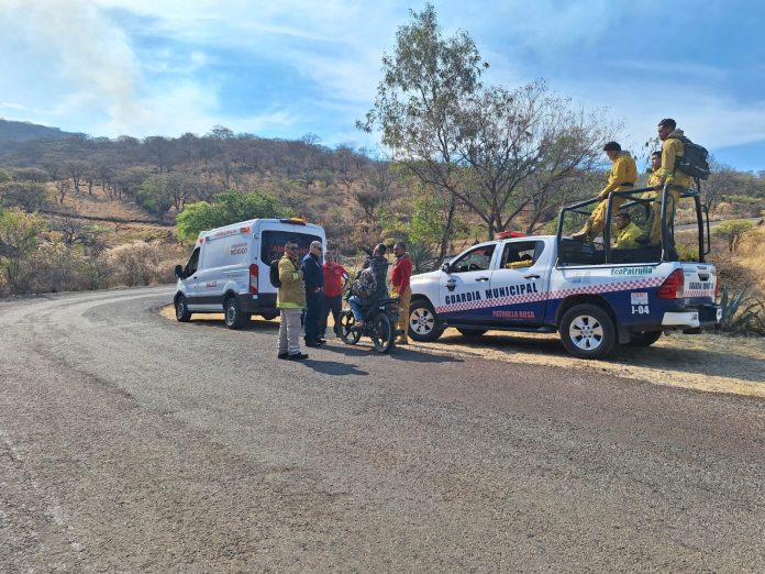 Incendió afecta comunidades del municipio de Jiquilpan, Michoacán