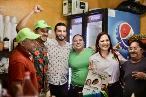 Candidato del PVEM Luis Munguía recibe apoyo en San Esteban y Lázaro Cárdenas
