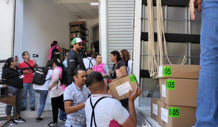 La Junta Distrital 05 del INE en Puerto Vallarta recibe un total de 1,069,884 boletas electorales para el 2 de junio