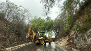 Desgajamiento en el kilómetro 75 de la carretera federal 200