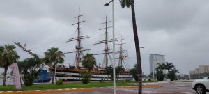 El Amerigo Vespucci arribó a Puerto Vallarta este martes