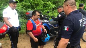 Ciclista extraviado en sierra de Bahía de Banderas, originario de Puerto Vallarta, es localizado por elementos de Seguridad Ciudadana