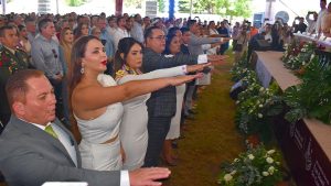 Héctor Santana toma protesta en acto solemne este martes como el nuevo presidente municipal de Bahía de Banderas, Nayarit