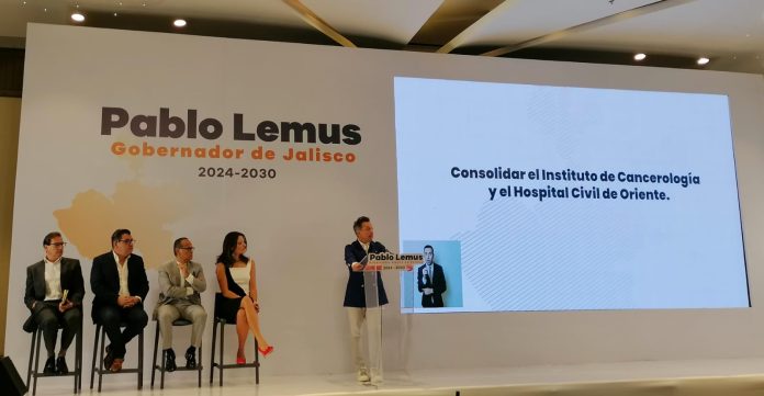 Pablo Lemus da a conocer política de salud para los próximos 6 años, con atención gratuita, ampliación hospitalaria y abasto de medicamentos