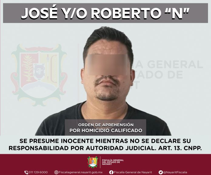 José y/o Roberto “N” es aprehendido en Puerto Vallarta por homicidio calificado en 2007, tras orden de la Fiscalía