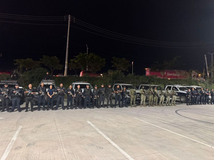 SSPC Nayarit, Policía Estatal, SEDENA y Guardia Nacional blindan Bahía de Banderas con operativo para fortalecer seguridad