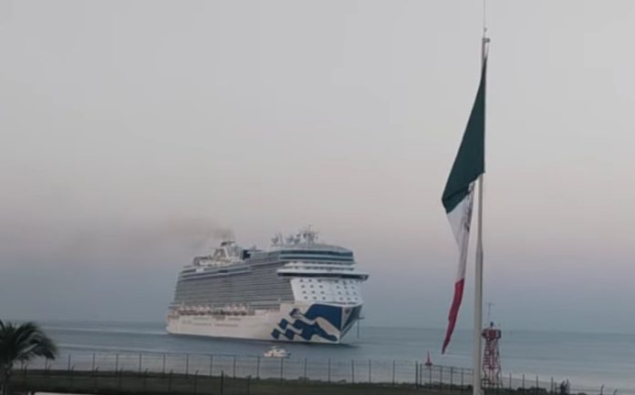 Arriba a Vallarta el sexto crucero del mes; El Crucero Discovery Princess llega al puerto vallartense, consolidando el turismo náutico