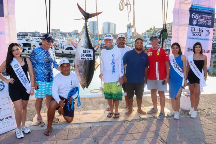 68° Torneo Internacional de Pesca reúne a equipos en busca de grandes capturas en el Malecón de Marina Vallarta